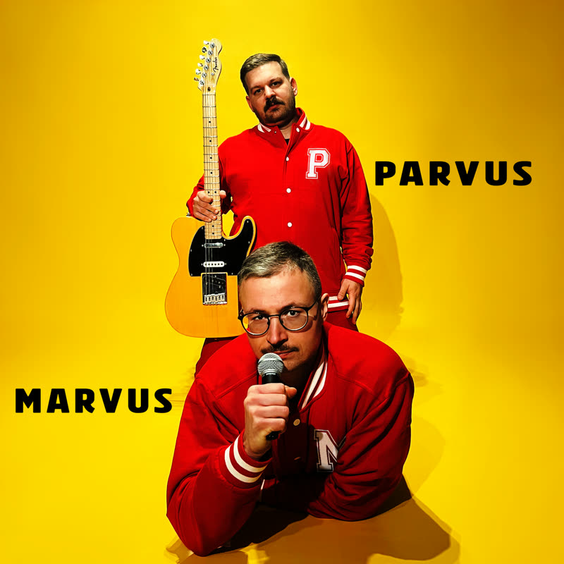 Plakat: Marvus und Parvus live